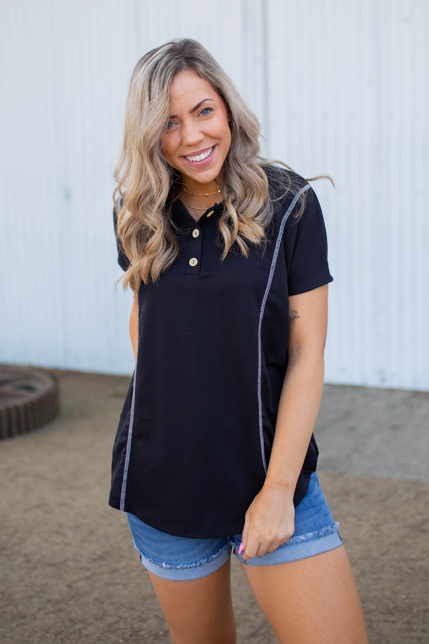 Bound To You Short Sleeve Top