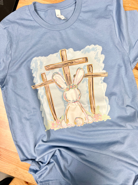 Bunny and Crosses Graphic Tee