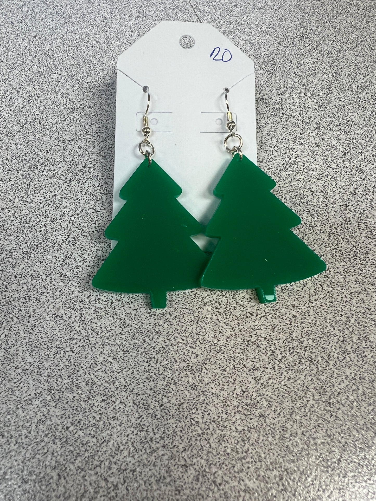 Christmas Acrylic & Wood Earrings