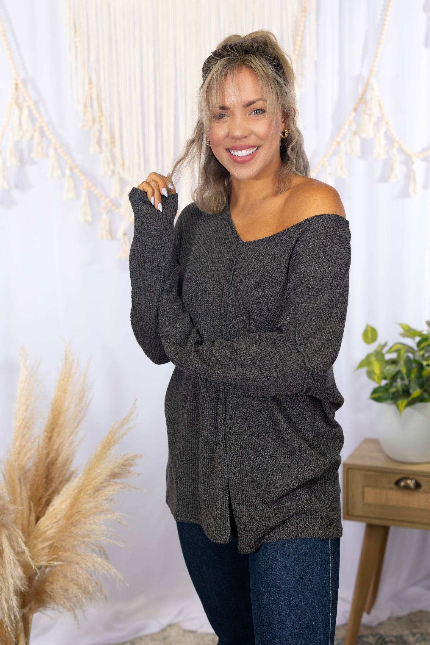 Charcoal Dreams Pullover