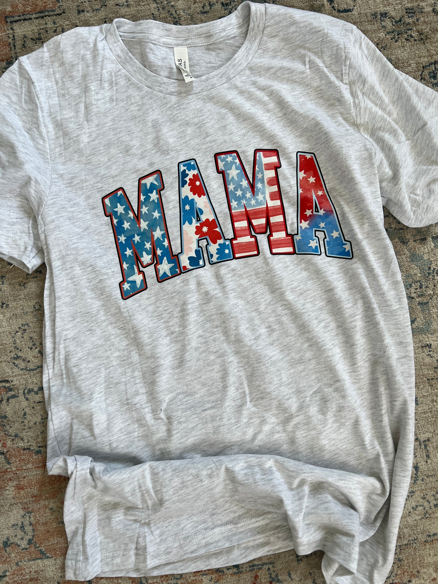 Mama Patriotic T Shirt