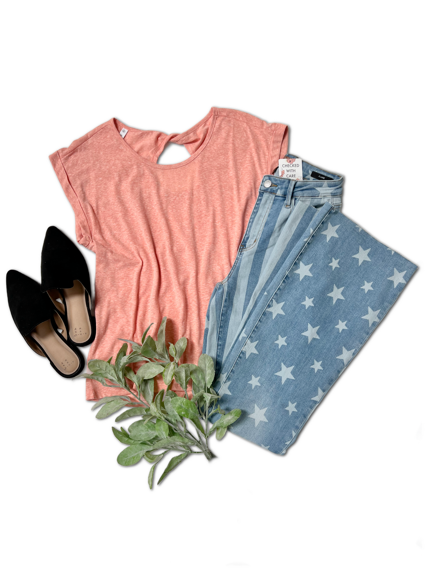 Easy Breezy - Coral Short Sleeve