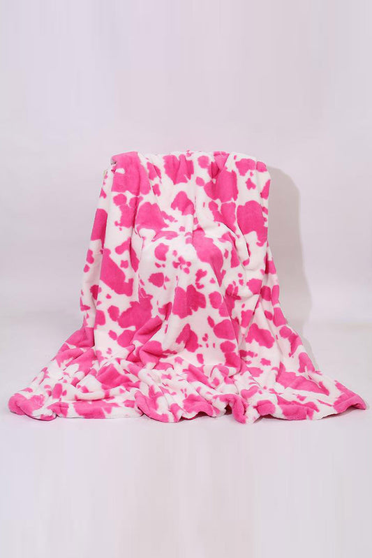 Pink Cow Lap Blanket