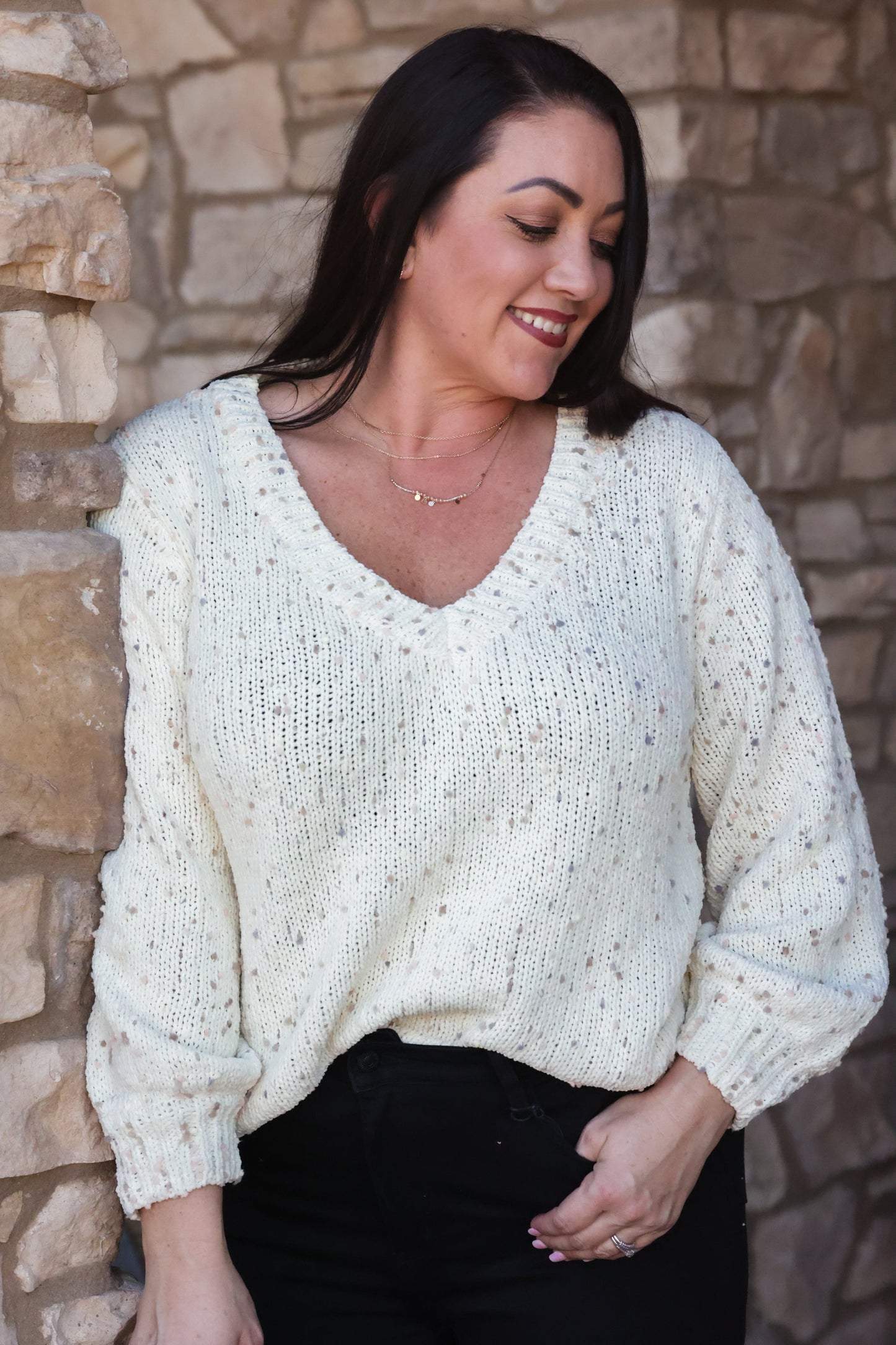 Perfectly Spiced Chenille Pullover