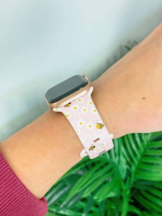 Spring Silicone Smart Watch Band