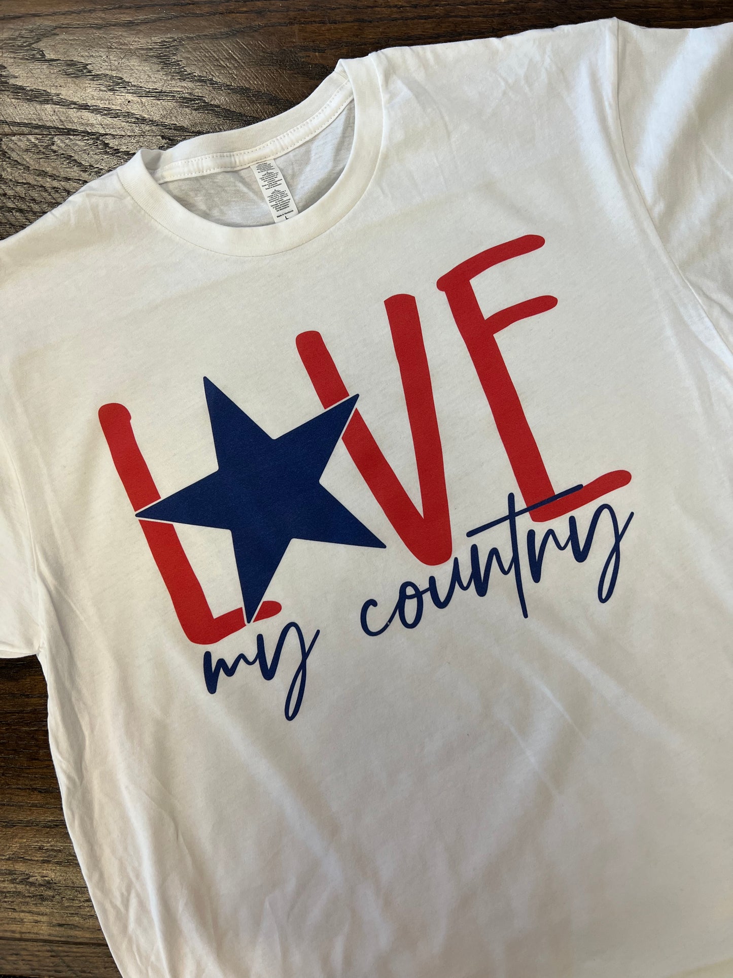 Love My Country Graphic Tee